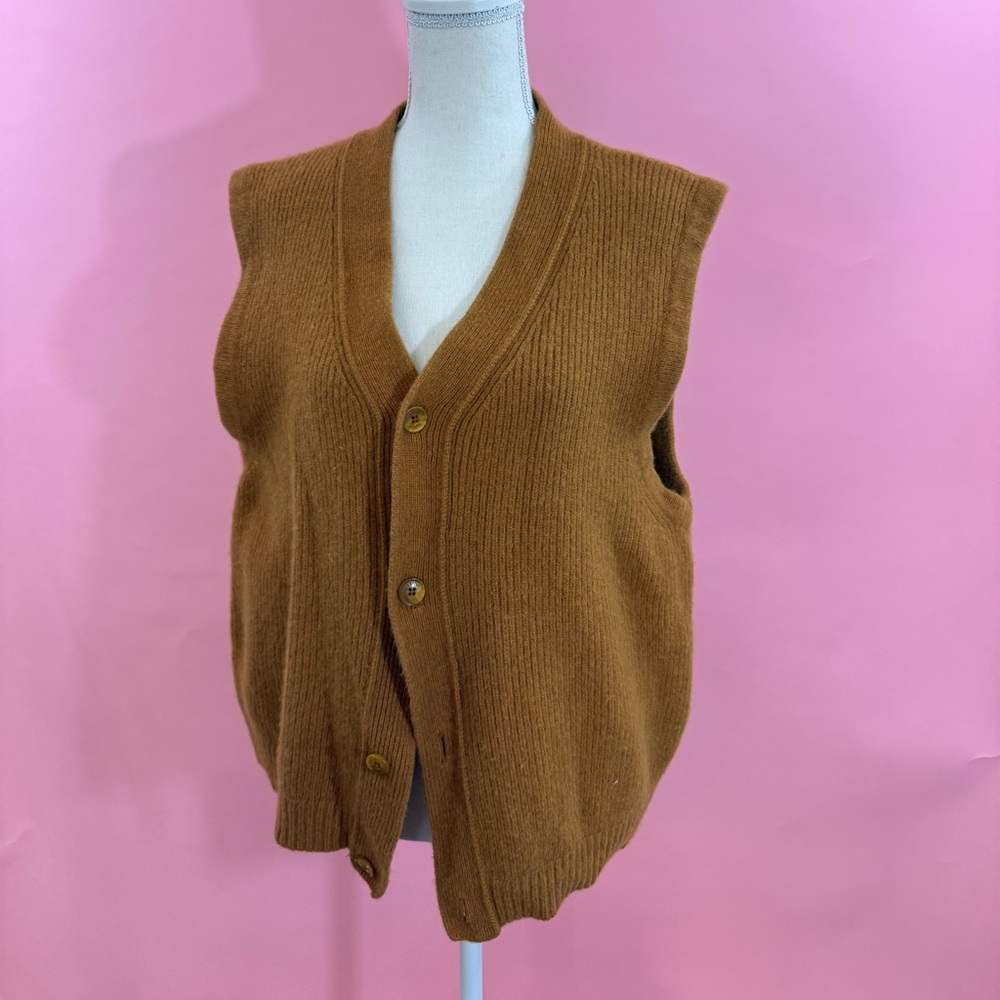 Levi's Brown Wool Sweater Vest